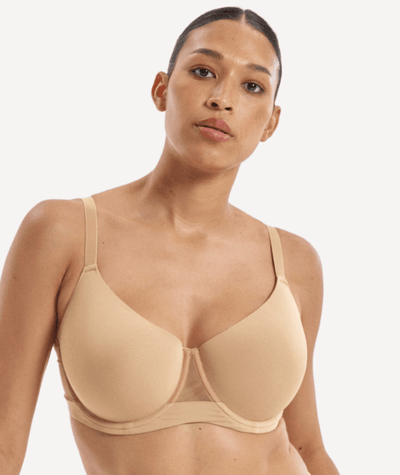 Nala Knockout Padded T-shirt Bra - Almond Milk – 12F