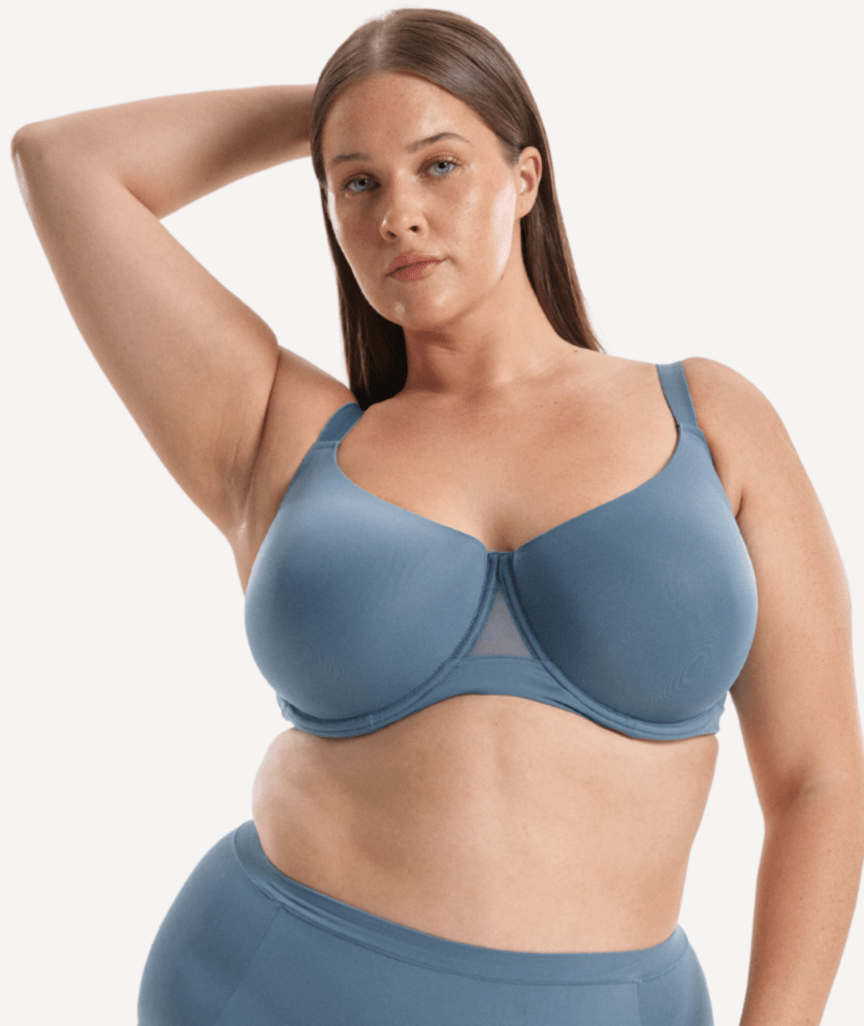 Nala Knockout Padded T-shirt Bra - Blue Steel 