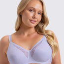 Triumph Lacy Minimizer Bra - Lilac