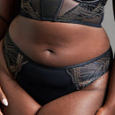 Scantilly Showgirl Brazilian Brief - Black