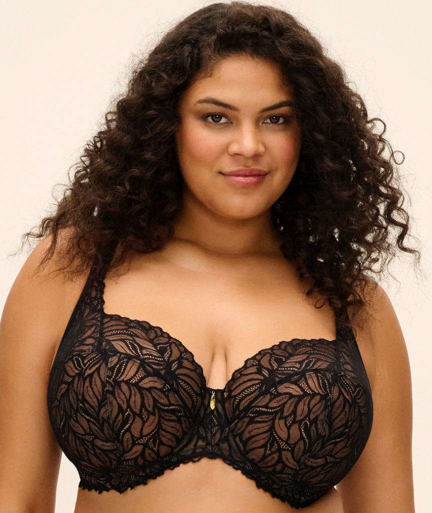 Elomi Carena Underwire Balconette Bra - Black 