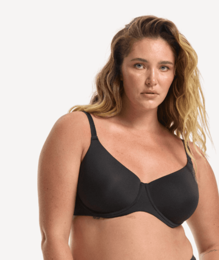 Nala Padded Flexiwire Bra Bras - Licorice 