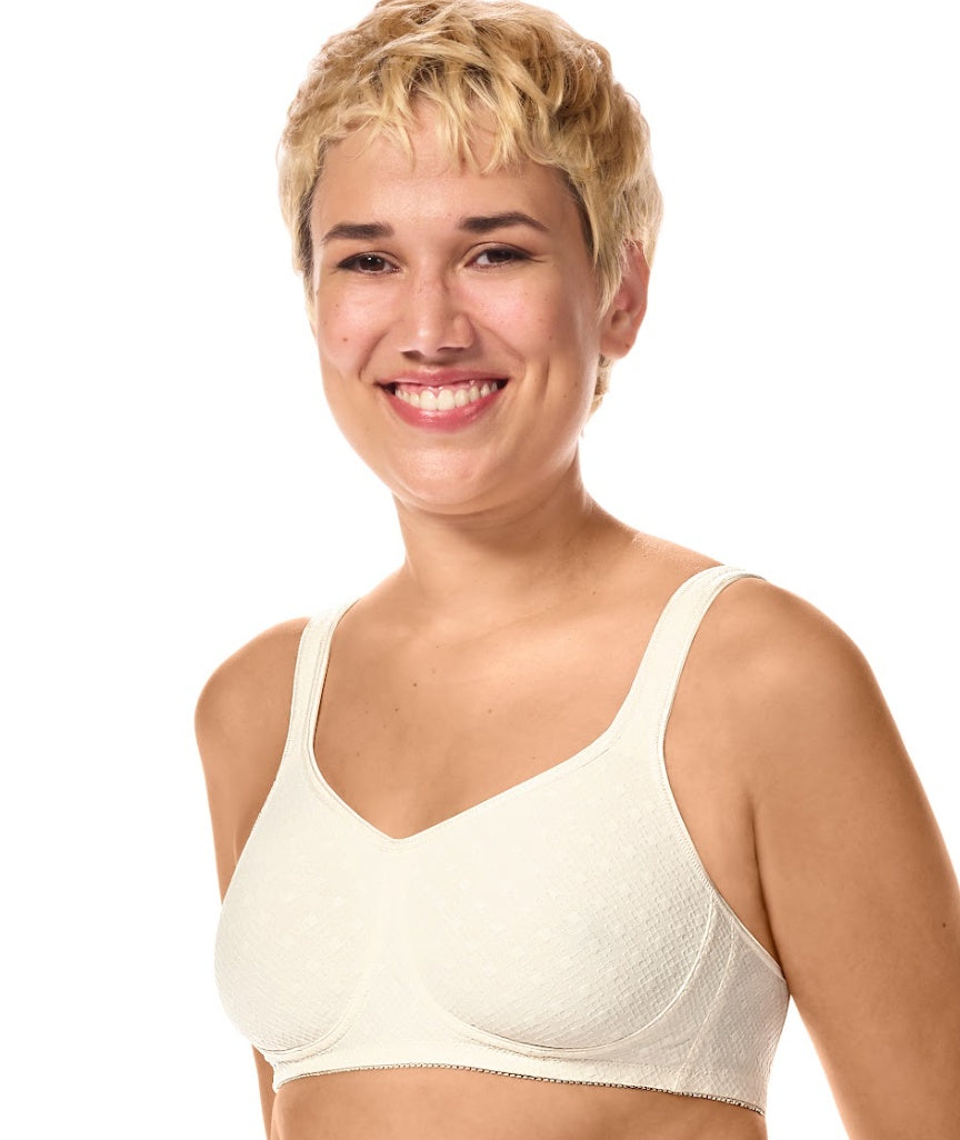 Amoena Tiana Wire-Free Bra - Off White 