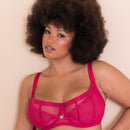 Scantilly Loved Up Balcony Bra - Crimson