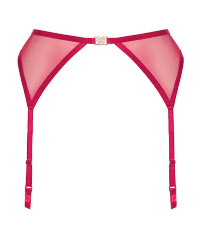 Scantilly Loved Up Suspender Belt - Crimson