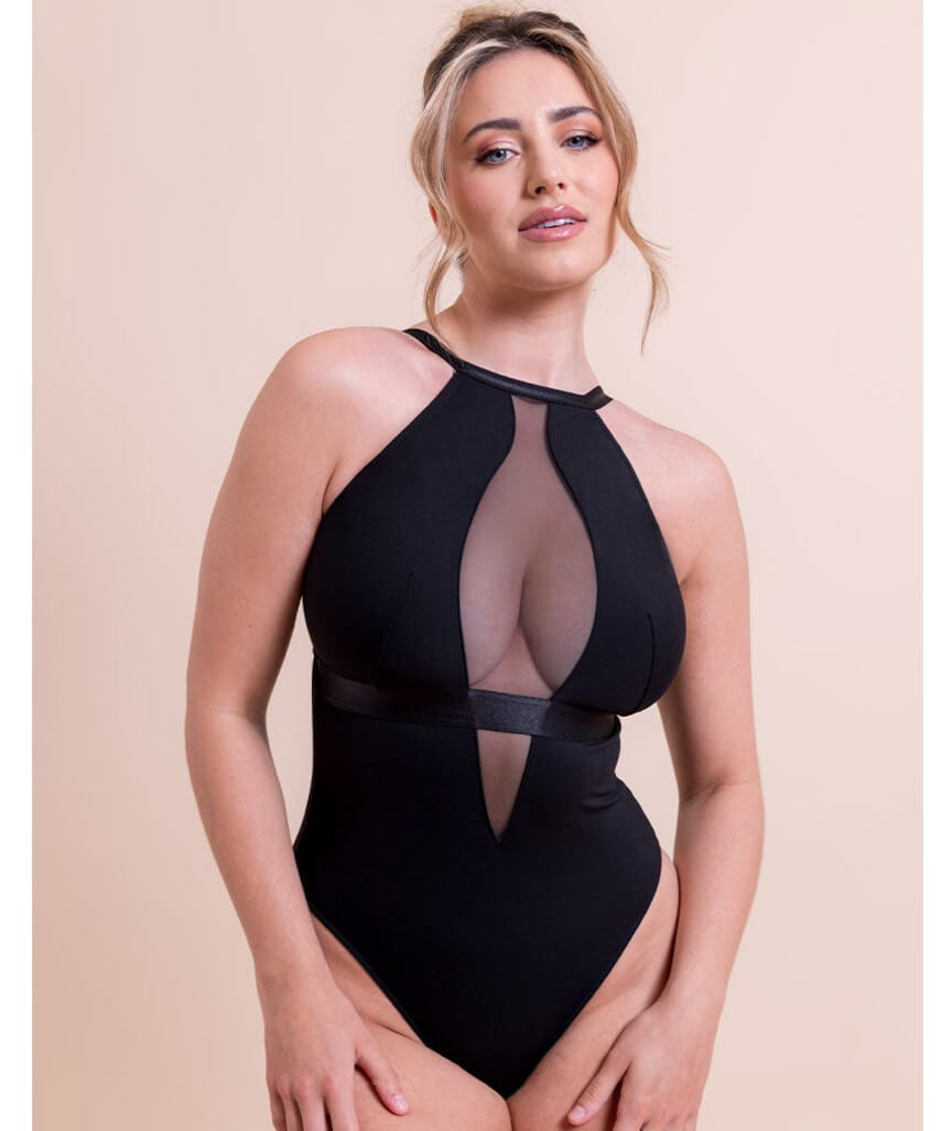 Scantilly Swerve Wire-free Bodysuit - Black 