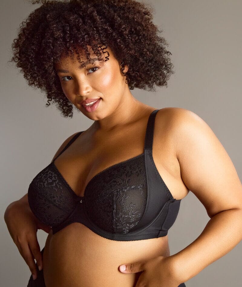 Sculptresse Roxie Plunge Underwired Bra - Black Bras 
