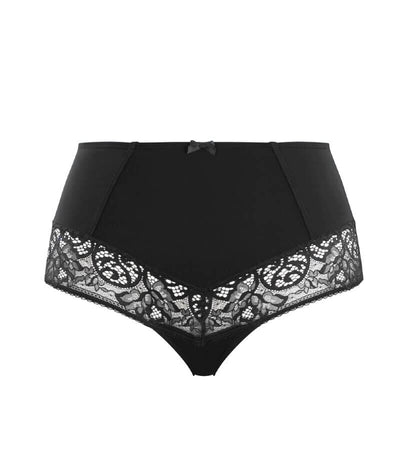 Sculptresse Estel High Waist Brief - Noir Knickers 