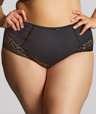 Sculptresse Estel High Waist Brief - Noir Knickers 