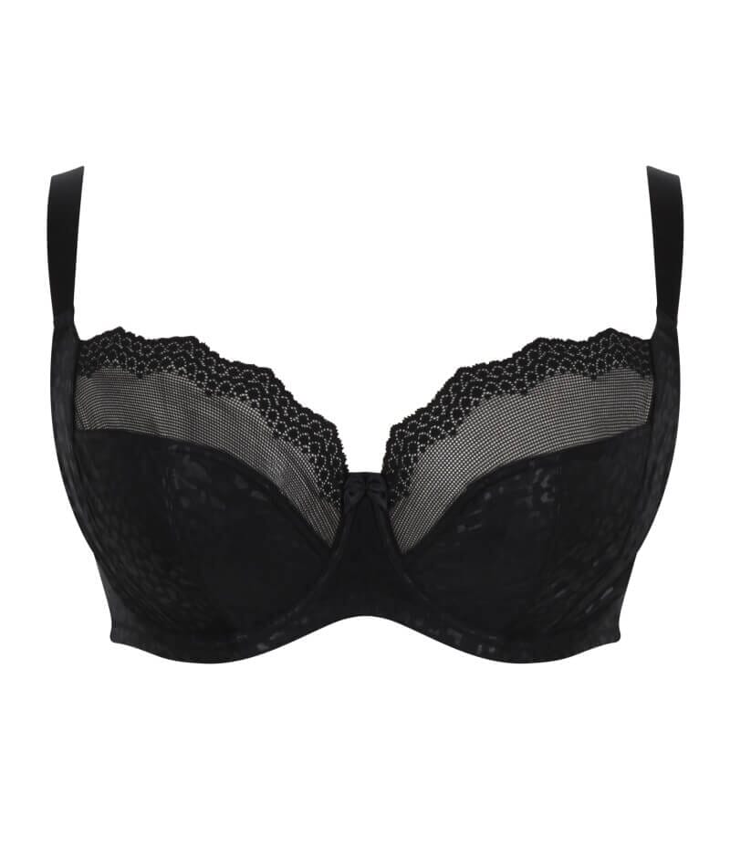 Sculptresse Esme Underwired Balconnet Bra - Black Animal Bras 