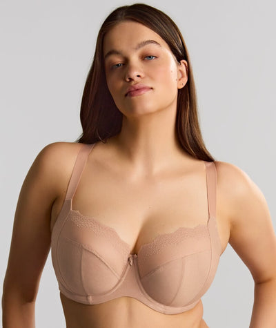Sculptresse Esme Underwired Balconnet Bra - Mocha Animal – 12E