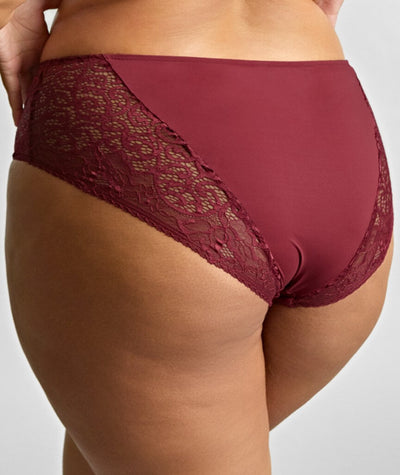 Sculptresse Estel Deep Brief - Cherry Red