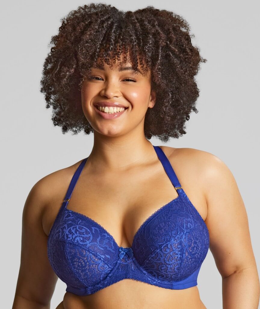 Sculptresse Estel Underwire Plunge Bra - Royal Blue 