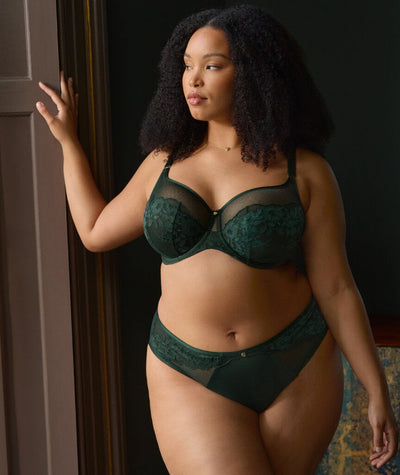 Sculptresse Josephine Full Cup Underwired Bra - Forest Green