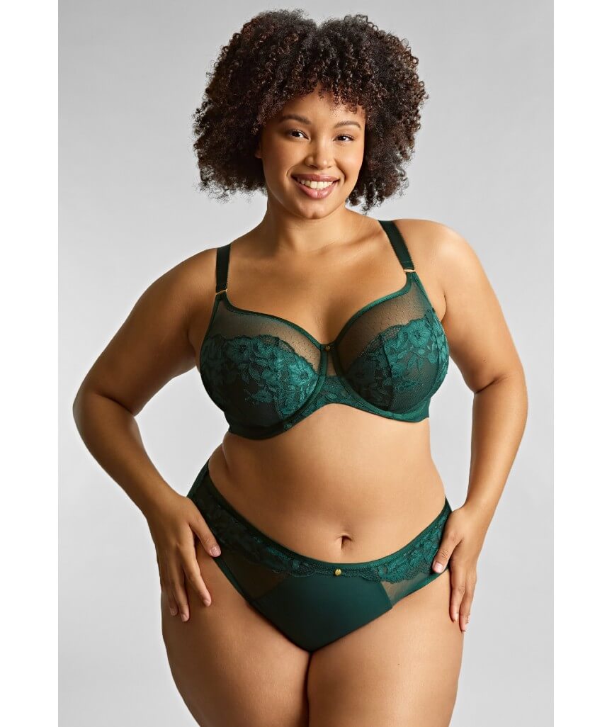 Sculptresse Josephine High Leg Brief - Forest Green
