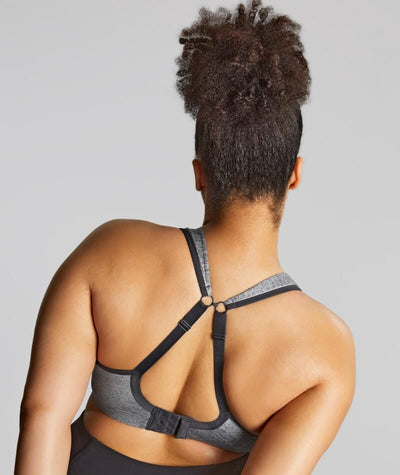 Sculptresse Activate Non Padded Underwired Sports Bra - Charcoal Marle Bras 