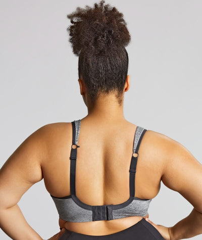 Sculptresse Activate Non Padded Underwired Sports Bra - Charcoal Marle Bras 