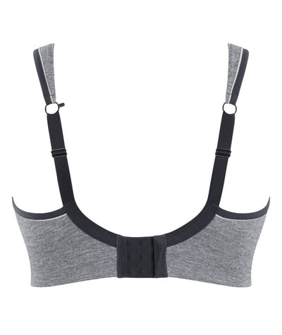 Sculptresse Non Padded Underwired Sports Bra - Charcoal Marle Bras 