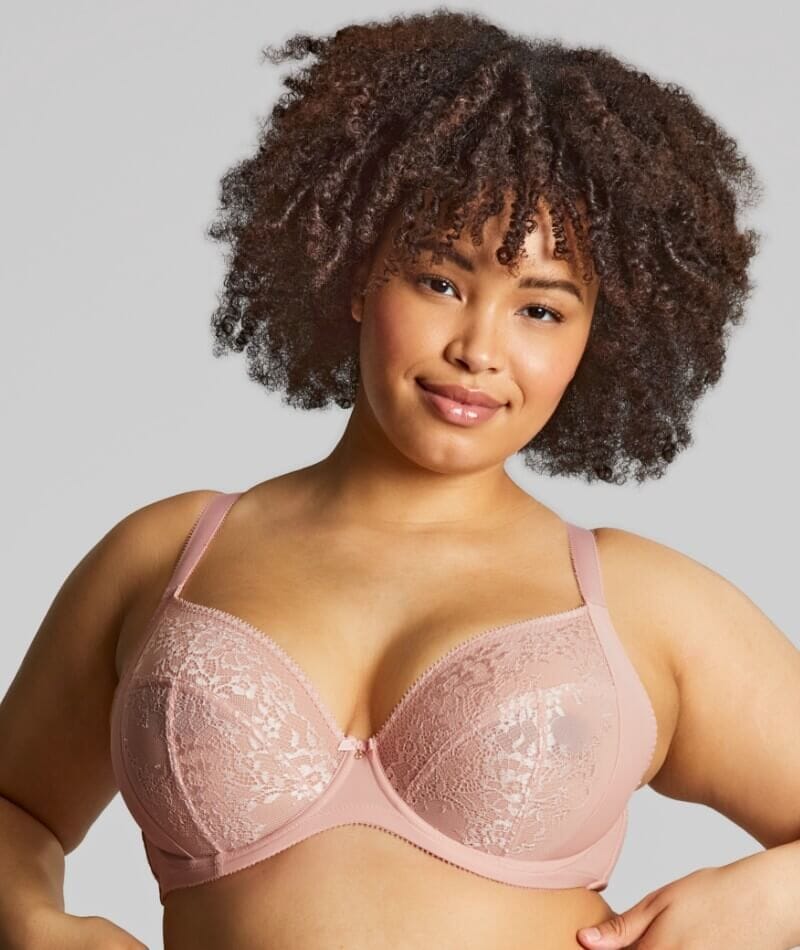 Sculptresse Roxie Plunge Underwired Bra - Misty Rose Bras  