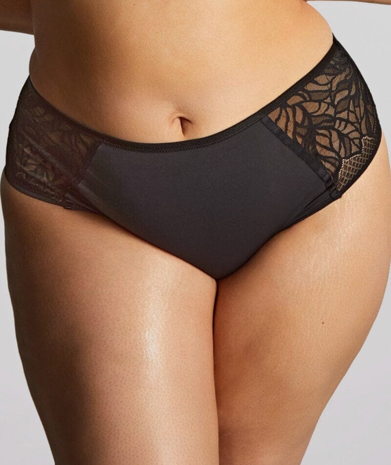 Sculptresse Sophia Deep Brief - Black Knickers  