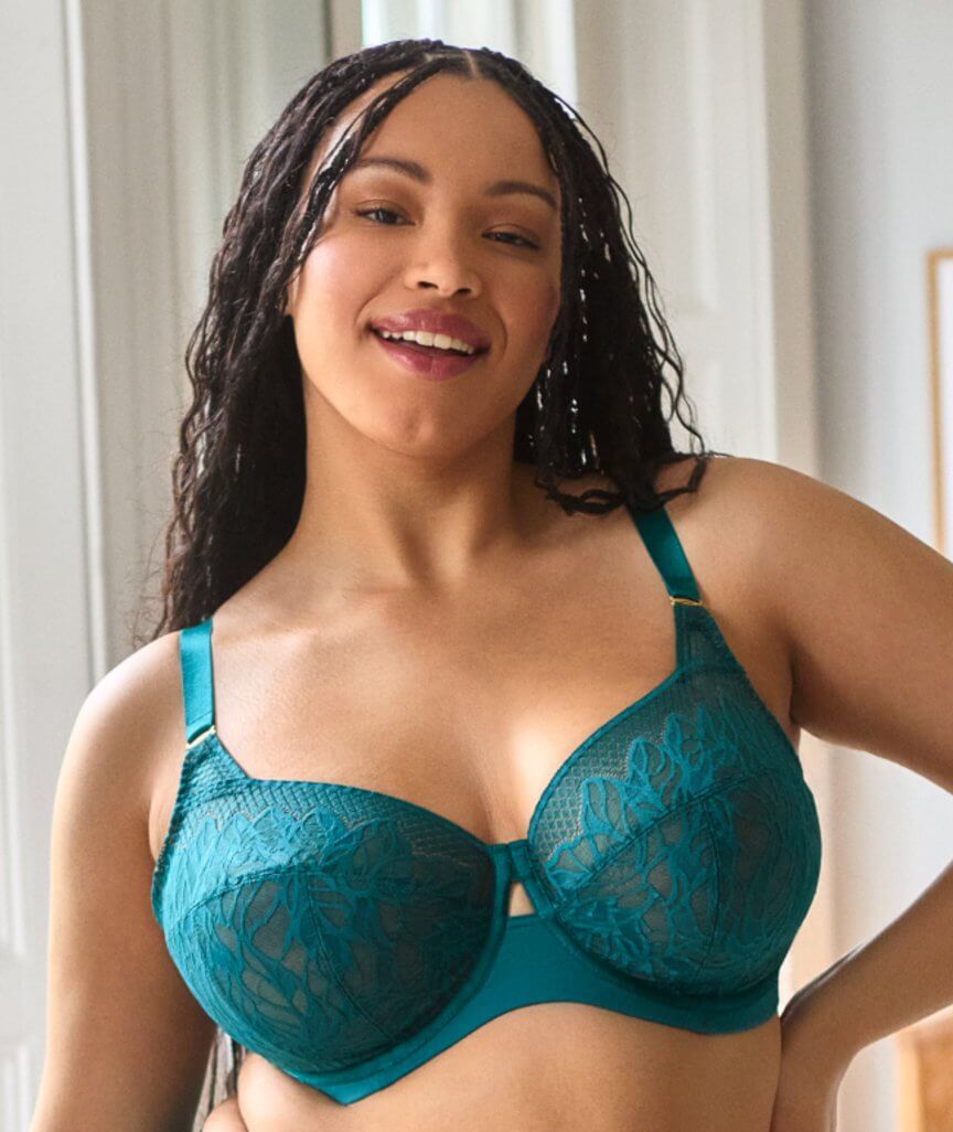 Sculptresse Sophia Underwired Full Cup Bra - Teal Blue 