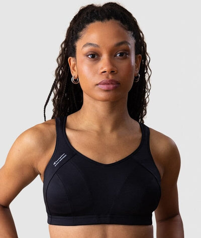 Shock Absorber Active Multisport Wire-Free Padded Support Bra - Black Bras 