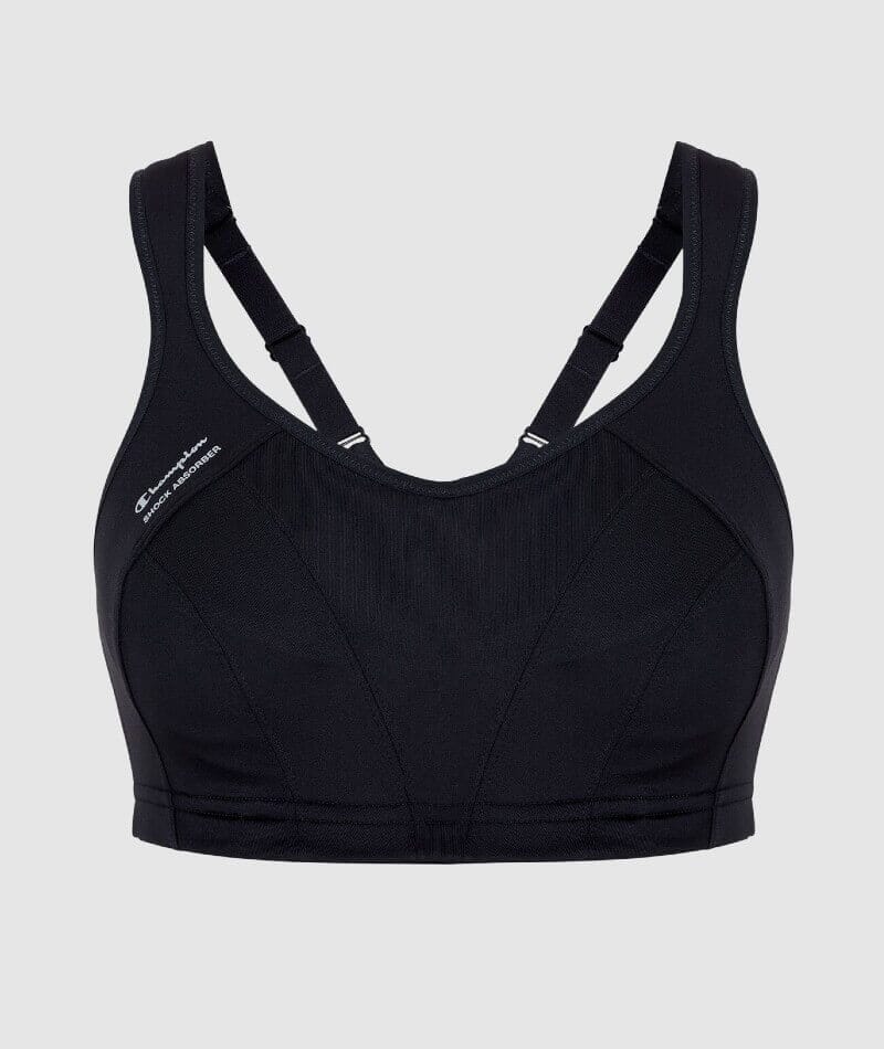Shock Absorber Active Multisport Wire-Free Padded Support Bra - Black Bras 