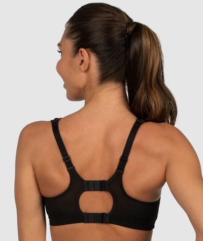 Shock Absorber Active Multisport Wire-Free Padded Support Bra - Black Bras 