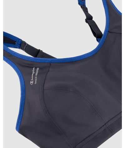 Shock Absorber Active Multisport Wire-Free Padded Support Bra - Dark Grey Bras 
