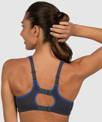 Shock Absorber Active Multisport Wire-Free Padded Support Bra - Dark Grey Bras 