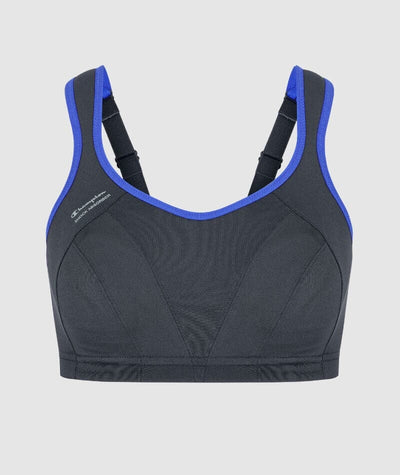 Shock Absorber Active Multisport Wire-Free Padded Support Bra - Dark Grey Bras 