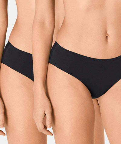 Sloggi Active Hipster 2 Pack - Black Knickers 