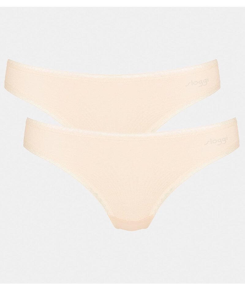 Sloggi Go Brazilian 2 Pack G-String - Fresh Powder Knickers 