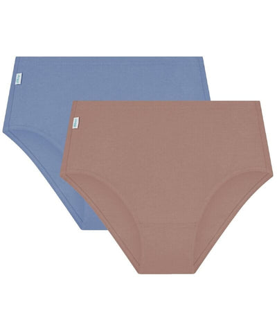 Sloggi Hikini 2 Pack Brief - Riviera/Cacao Knickers 