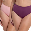Sloggi Hikini 2 Pack Brief - Strawberry Cream/Flower Purple