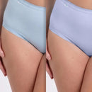 Sloggi Maxi 2 Pack Brief - Pure Blue/Lilac