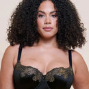 Curvy Kate Boost Lace Balcony Bra - Black/Gold