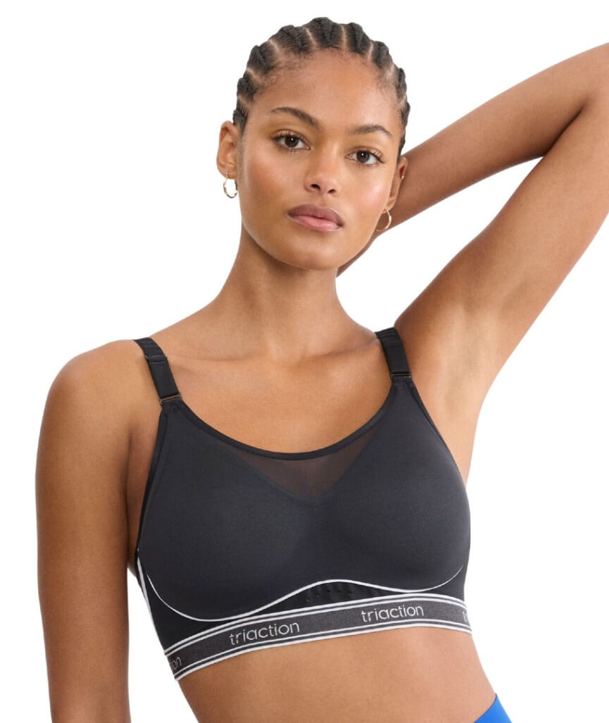 Triumph Triaction Cardio Air Wire-free Sports Bra - Black 