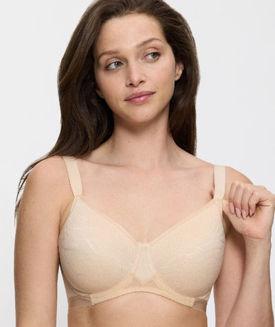 Triumph Airy Sensation Minimizer Bra - Nude Beige – 20C
