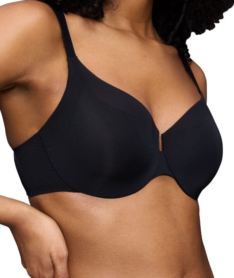 Triumph Body Make-up Illusion Cuvre Underwired Bra - Black Bras 