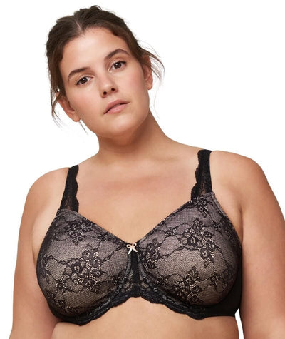 Triumph Contouring Sensation Minimizer Bra - Black – 10D