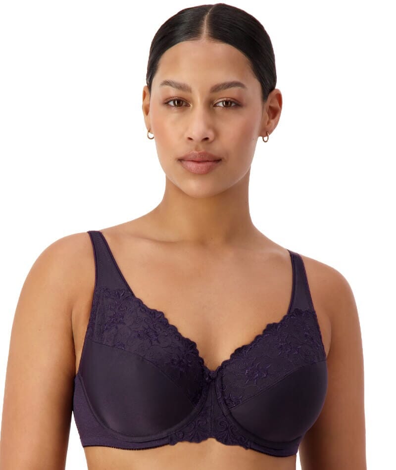 Triumph Embroidered Minimiser Bra 2 Pack - Blueberry/Stardust Bras 