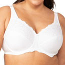 Triumph Embroidered Minimizer Bra - White