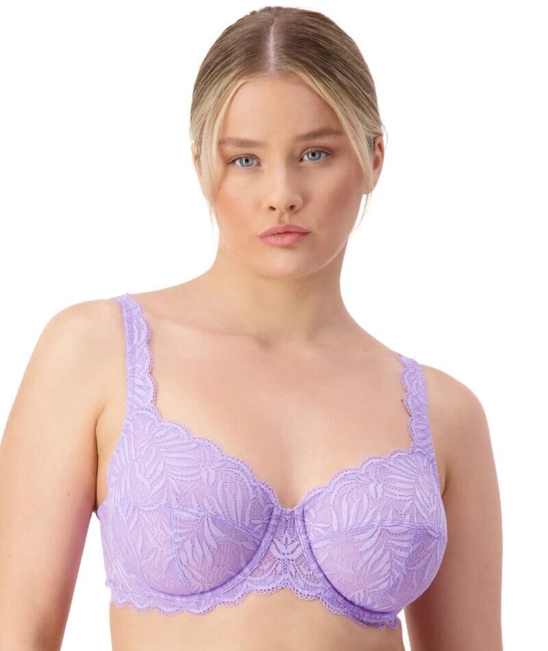 Triumph Essential Lace Balconette Bra - Sweet Lavender Bras  