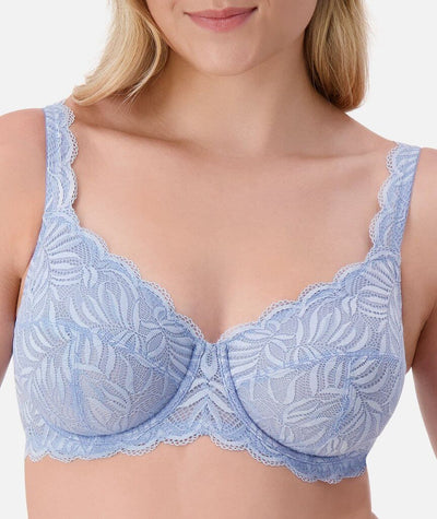 Triumph Essential Lace Balconette Bra - Wedgewood Blue – 12E