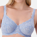 Triumph Essential Lace Balconette Bra - Wedgewood Blue