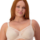 Triumph Lacy Minimizer Bra - New Beige