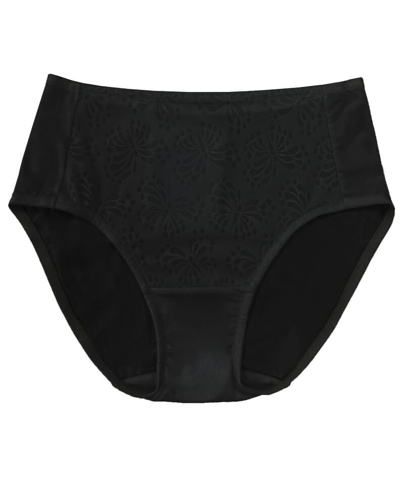 Triumph Lacy Minimiser Maxi Brief - Black Knickers 