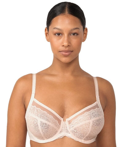 Triumph Sheer Balconette Bra - Nude Pink – 10DD