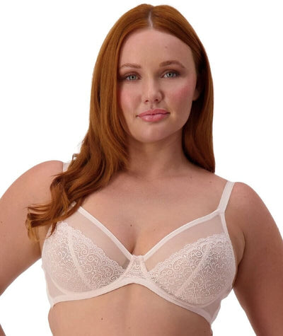 Triumph Sheer Minimizer Bra - Nude Pink Bras 